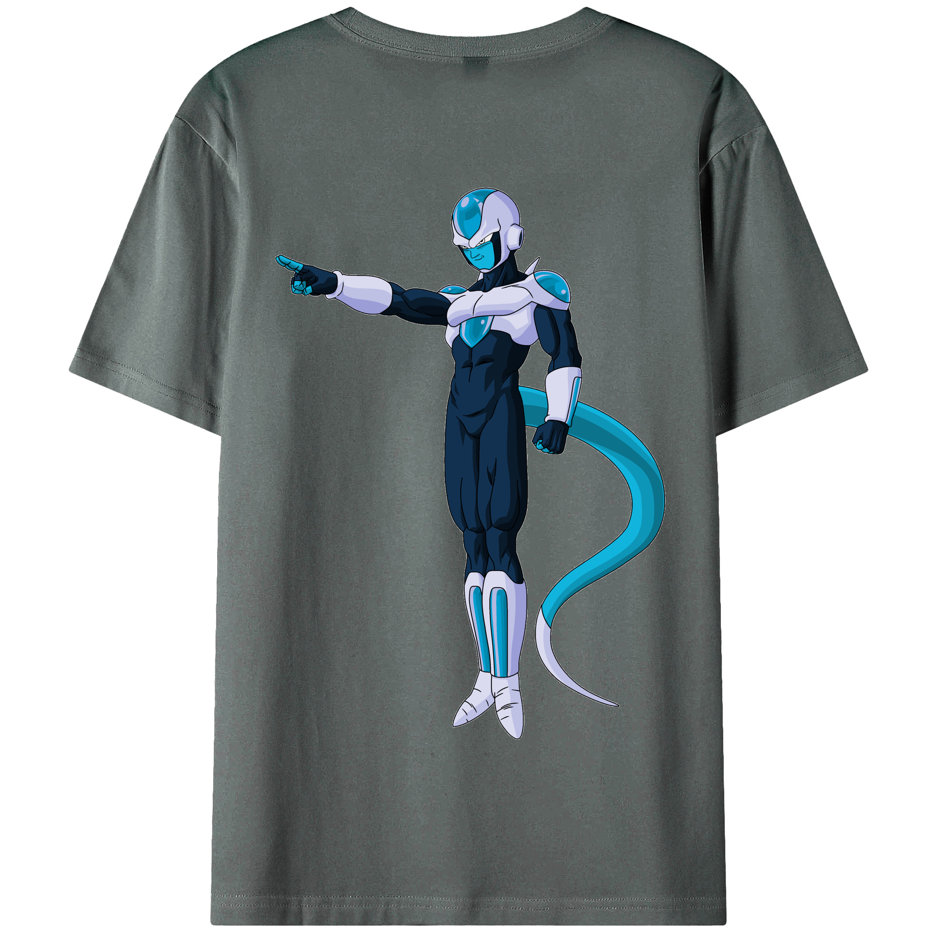 （画像用） ドラゴンボール フリーザ DRAGON BALL Frieza 綿100％半袖Tシャツ（背面プリント）